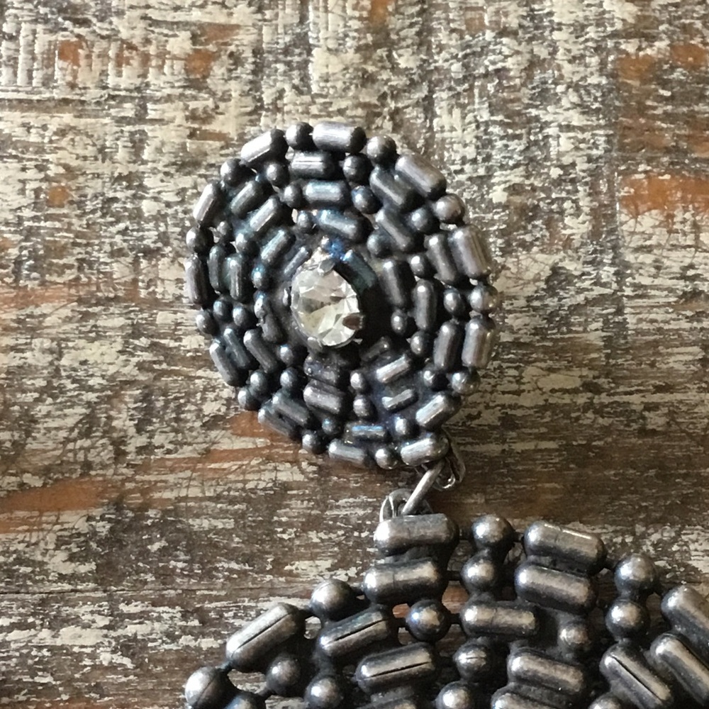 Dannijo Round Statement Earrings Missing Back - image 7